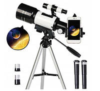 Линзовый телескоп Eyebre 30070 300 мм с адаптером для смартфона