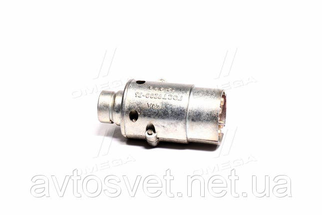 Вилка причепа Вантажні Авто,Сільгосптехніка 12В (ТАТО, метал) ПС-300, фото 1