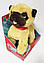 Собачка Мопс на повідку, м'яка інтерактивна іграшка 26 см, "Кращий друг" PL82011, фото 3