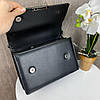 Жіноча міні сумочка клатч чорна стьобана, сумка на плече екошкіра(BRT), фото 6