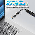 USB-С Promate LiteHub-4 3xUSB 2.0 + USB 3.0 Black (litehub-4.black), фото 4