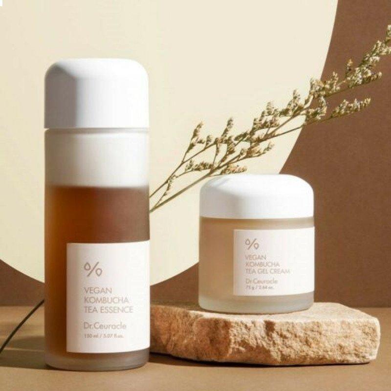Увлажняющий веганский крем с комбучей Dr.Ceuracle Vegan Kombucha Tea Gel Cream 75 мл Увлажняющий веганский крем с комбучей Dr.Ceuracle Vegan Kombucha Tea Gel Cream 75 мл