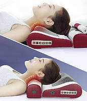 Массажная подушка, роликовый массажер с подогревом, ароматизацией, массажер для шеи, головы, плеч