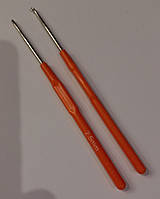 Гачок для в'язання з пластмасовою ручкою, Ø — 2,5 мм, довжина — 14 см