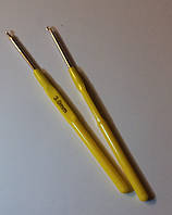 Крючок для вязания с пластмассовой ручкой, Ø - 3,0мм, длина - 14см