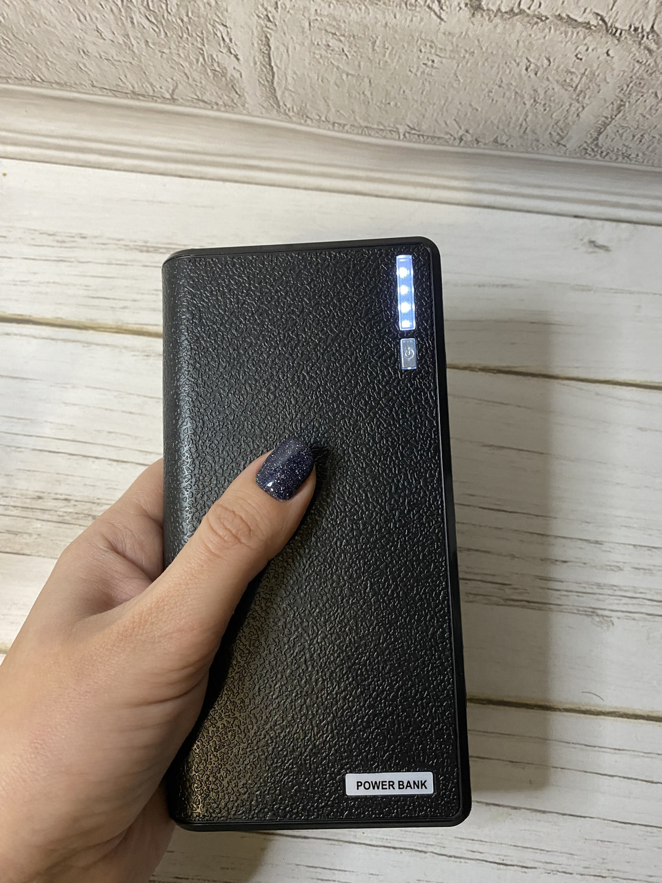 Корпус зарядний пристрій Power Bank повербанк, Battery Case для 6 акумуляторів. Чорний