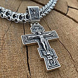 Срібний ланцюжок Кардинал із Хрестом, фото 3