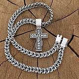 Срібний ланцюжок Кардинал із Хрестом, фото 5