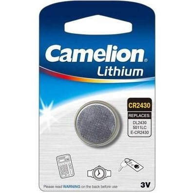 Батарейка таблетка Camelion CR 2430 (CR2430-BP1)