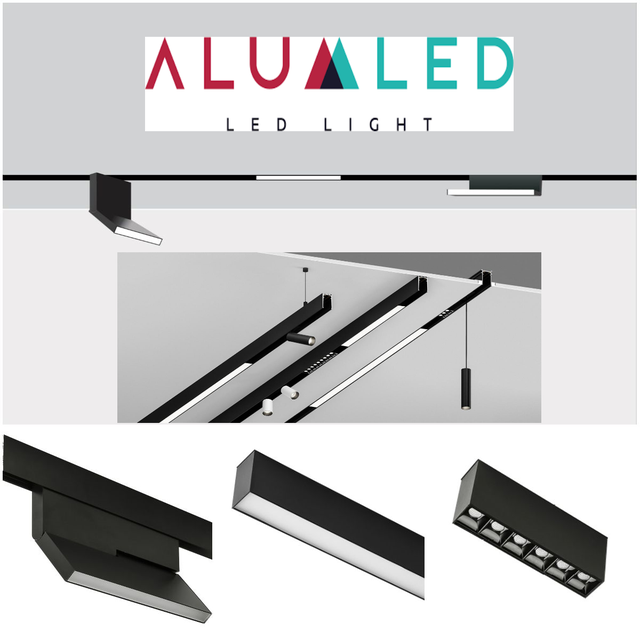 Современные Трековые Системы освещения ALUMLED фото