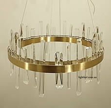 Бронзова 60см кругла люстра led 80W з пультом (918-LP451 BRONZE), фото 3