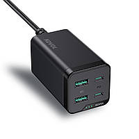 Зарядное устройство USB C мощностью 65 Вт, 4-портовая зарядная станция USB C KOVOL PD PPS GaN III