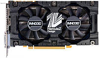 Видеокарта GeForce GTX 1070 8GB Inno3D HerculeZ X2 V4 (N1070-4SDV-P5DS) Б/У (TF)