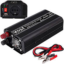 Інвертор SINUS 1000 24V/230V/1000W, VOLT POLSKA, чиста синусоїда