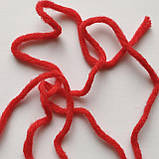 60% вовняна італійська пряжа 40% акрил MILLENNIUM, 100 г — 100 м колір Червоний. Спиці 5-6 мм, фото 2