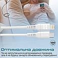 Кабель Promate PowerLink-120 USB-C to Lightning 3А 1.2 м White (powerlink-120.white), фото 6