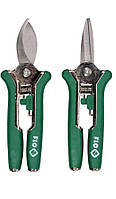 Секатор квітковий, набір 2шт, 150мм, діаметр різу до 10мм. FLO 99195