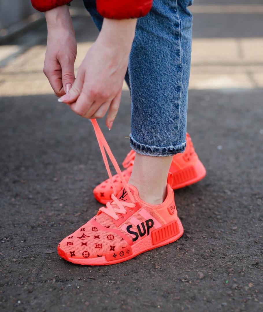 Supreme x Louis Vuitton x Adidas NMD R1 'Triple Red