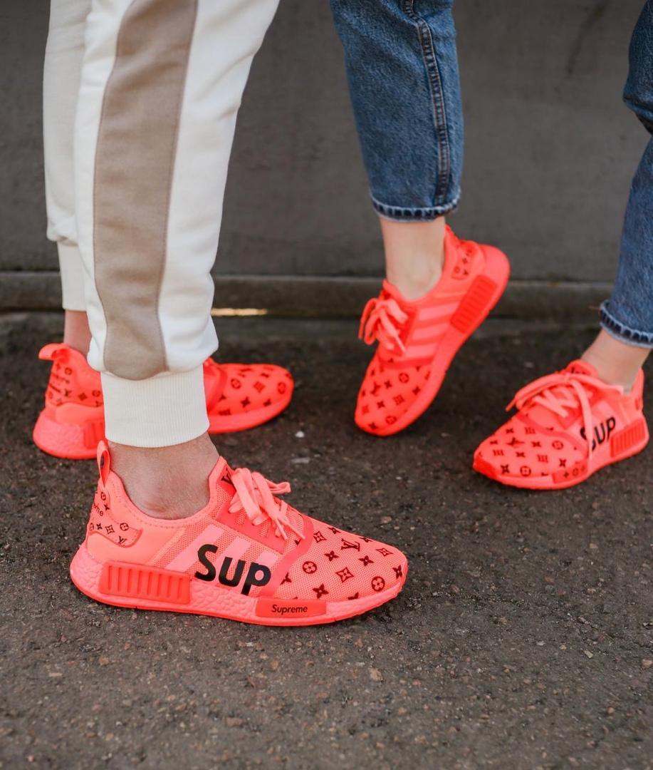 Supreme x Louis Vuitton x Adidas NMD R1 'Triple Red