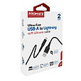 Кабель Promate PowerLink-Ai120 USB to Lightning 2.4А 1.2 м Black (powerlink-ai120.black), фото 7