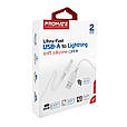 Кабель Promate PowerLink-Ai120 USB to Lightning 2.4А 1.2 м White (powerlink-ai120.white), фото 7