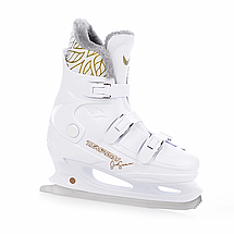 Ковзани фігурні жіночі ковзани для фігурного катання Tempish ICE SWAN розмір 37/23,0 см білі, фото 4