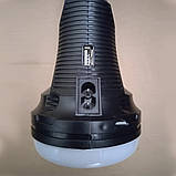 Акумуляторний ліхтар WW9980 T кемпінгова лампа на сонячній батареї ручний ліхтарик з трьома режимами освітлення, фото 9