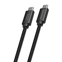 Кабель Promate PrimeLink-C40 USB Type-C to USB Type-C 100W PD 1 м Black (primelink-c40.black)