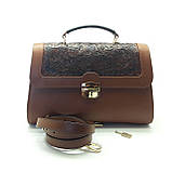 Сумка жіноча Silver Taurus 7610 з натуральної шкіри., фото 6