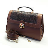 Сумка жіноча Silver Taurus 7610 з натуральної шкіри., фото 7