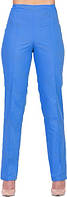 Женские синие медицинские прямые брюки со стрелками