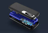 Power bank Портативний зовнішній акумулятор Синій 8000 mAh 2USB+LED ліхтар, фото 9