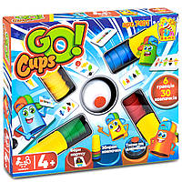 Настольная развлекательная игра "Go Cups" FUN GAME (24 карты, 30 колпачков) 7401