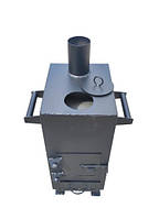 Піч-буржуйка велика з ручками 3 мм 600*400*300