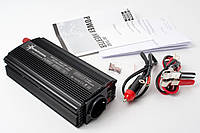 Перетворювач напруги 600W 1200W Solartroniks DC 12V AC 230V Inverter Car /Mодиф. синусоїда/