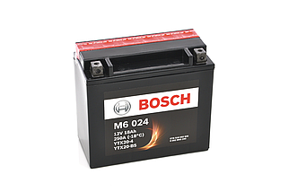 Акумулятор мото 18 А/год 12 V 250 A AGM АКБ BOSCH 0092M60240