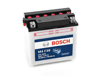 Акумулятор мото 16 А/год 12 V 200 A кислотний АКБ BOSCH 0092M4F390