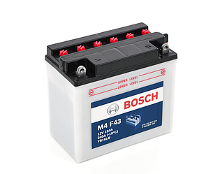 Акумулятор мото 19 А·год 12 V 240 A кислотний АКБ BOSCH 0092M4F430