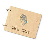 Фотокнига "Відбиток" зі світлою дерев’яною обкладинкою | Замовити фотобук з вашими фото, фото 2