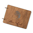 Фотокнига "Відбиток" зі світлою дерев’яною обкладинкою | Замовити фотобук з вашими фото, фото 7