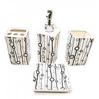 Набір для ванної кімнати Delizia керамічний (DN32069B)