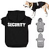 Худі для собак Pet Style "Security" Чорний XS, фото 4