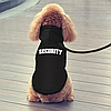 Худі для собак Pet Style "Security" Чорний XS, фото 5