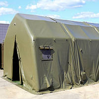 Универсльная палатка 128 м2 с пневмокаркасом для армии и МЧС