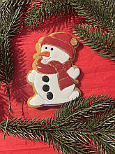 Імбирний пряник " Сніговик"