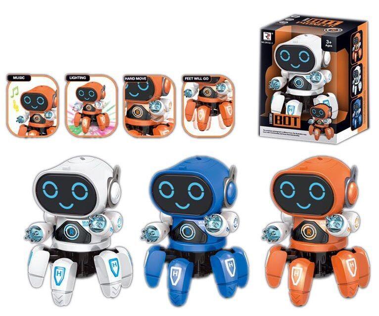 ZR 142-1 Робот іграшка, рухливий, танцює, світиться, грає в коробці