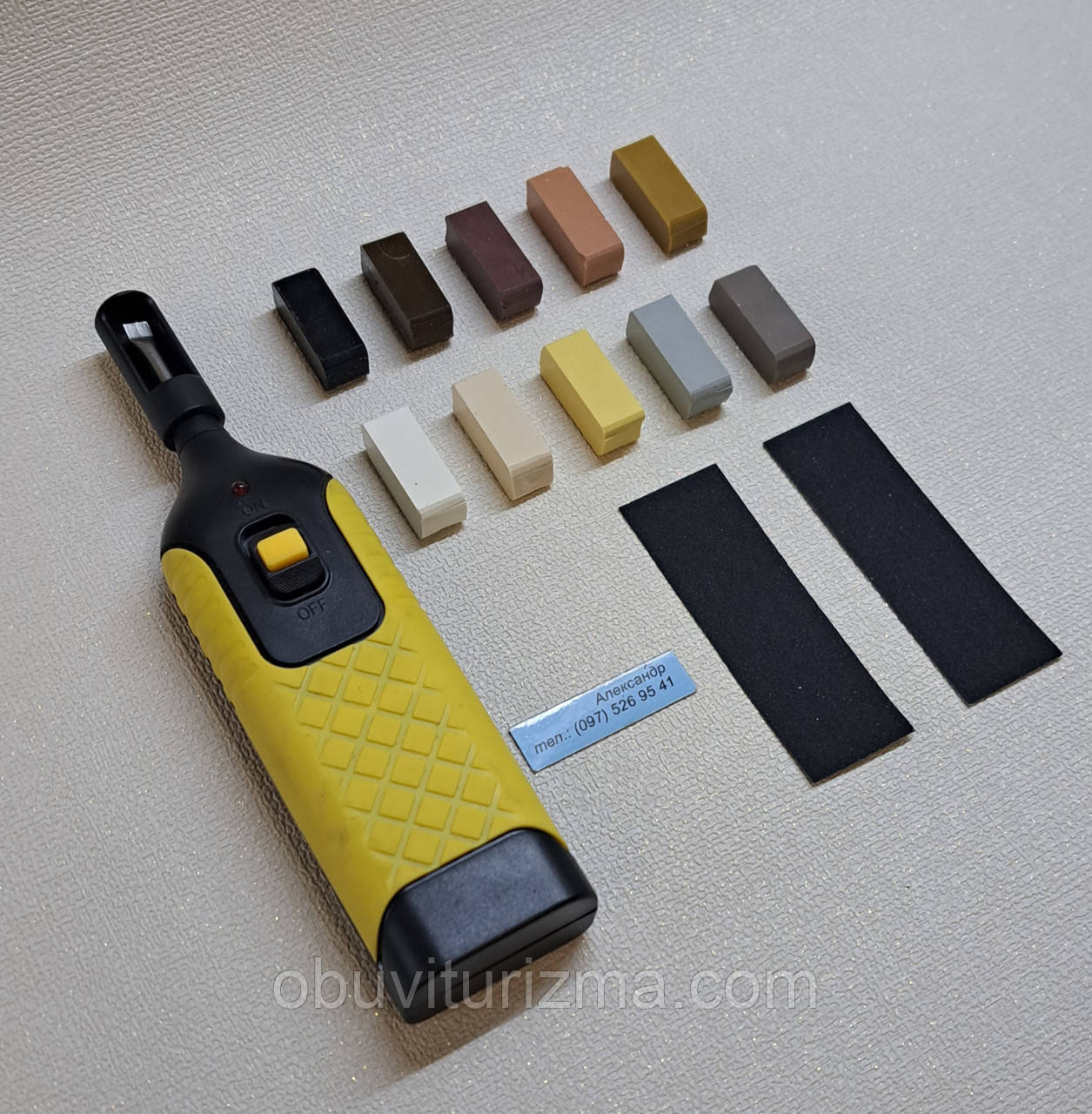 Ремонтний набір інструментів для реставрації плитки ламінату, меблів, NEARBY №41, фото 1