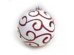 Кулька новорічна велика Візерунок 15см DSCN0983-15 ТМ КИТАЙ