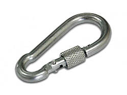 Карабiн пожежний з закруткою, оцинк. d=5мм L=50мм ТМ APRO