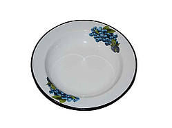 Тарілка ем. 800мл /2 Лохина (біле) (I0406/2) ТМ IDILIA